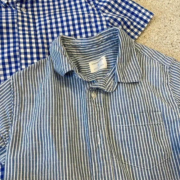 J Crew Kids Set of 3 short sleeve button down shirts, size 6-7 - Picture 2 of 7